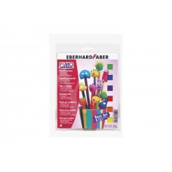 Fimo Soft Basic Set, 8 Farben, Halbblöcke à 25g