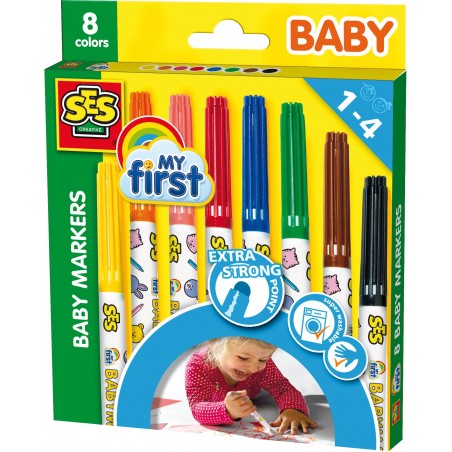 SES Creative - My First - Baby Marker 8 Farben