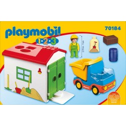 Playmobil® 70184 - 1.2.3 - LKW mit Sortiergarage