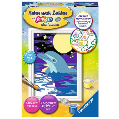 Ravensburger Spiel - Malen nach Zahlen - Kleiner Delfin