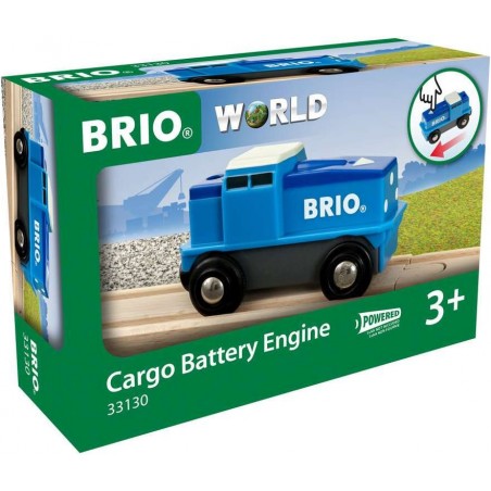 BRIO - Blaue Batterie Frachtlok