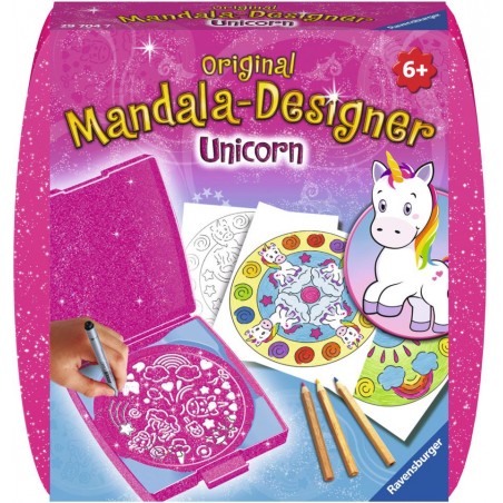 Ravensburger Spiel - Mini Mandala Designer Unicorn