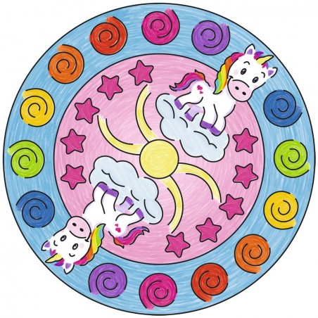 Ravensburger Spiel - Mini Mandala Designer Unicorn