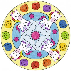 Ravensburger Spiel - Mini Mandala Designer Unicorn