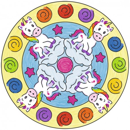 Ravensburger Spiel - Mini Mandala Designer Unicorn