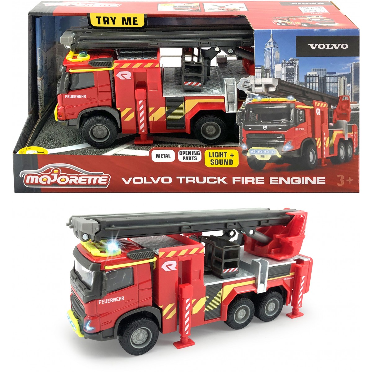 Majorette - Grand Series - Volvo Truck Fire Engine