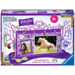 Ravensburger Puzzle - 3D Puzzles - Girly Girl Schmuckbäumchen - Pferde, 108 Teile