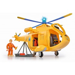 Simba - Feuerwehrmann Sam - Sam Hubschrauber Wallaby II mit Figur