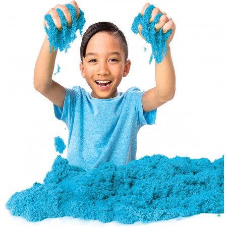 Spin Master - Kinetic Sand - Beutel mit magischem Indoor-Spielsand, blau, 907 g