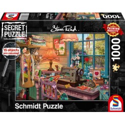 Schmidt Spiele - Puzzle - Im Nähzimmer, 1000 Teile