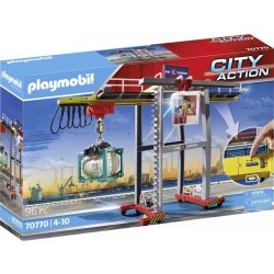Playmobil® 70770 - City Action - Portalkran mit Containern