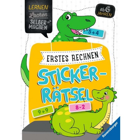 Ravensburger Buch - Lernen, Lachen, Selbermachen - Erstes Rechnen Sticker-Rätsel