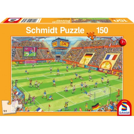 Schmidt Spiele - Puzzle - Finale im Fußballstadion, 150 Teile