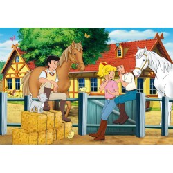 Schmidt Spiele - Puzzle Bibi & Tina - Auf dem Bauernhof, 100 Teile