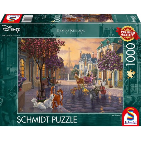 Schmidt Spiele - Thomas Kinkade Collection - Disney, The Aristocats