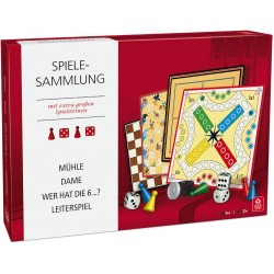 ASS Altenburger Spielkarten - Spielesammlung mit großen Spielsteinen
