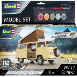 Revell - Model Set VW T2 Camper easy-click-system Revell - Model Set VW T2 Camper easy-click-system