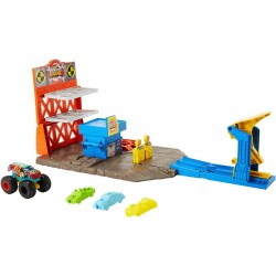 Mattel - Hot Wheels® Monster Trucks-Explosive Garage