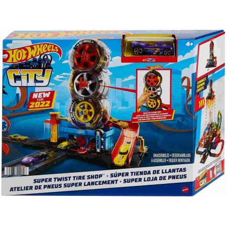 Mattel - Hot Wheels® City Super Reifenshop Spielset