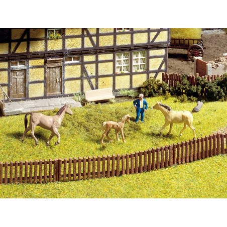 Noch - Gartenzaun, 18 Teile