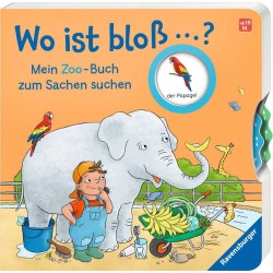Ravensburger - Wo ist bloß… Mein Zoo-Buch zum Sachen suchen