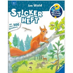 Ravensburger - Wieso Weshalb Warum Stickerheft: Im Wald