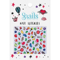 Snails - Nagelsticker Süssigkeiten