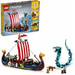 LEGO® Creator 31132 - Wikingerschiff mit Midgardschlange LEGO® Creator 31132 - Wikingerschiff mit Midgardschlange