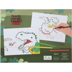 Depesche - Dino World - Punkt zu Punkt Malbuch Mini Dino