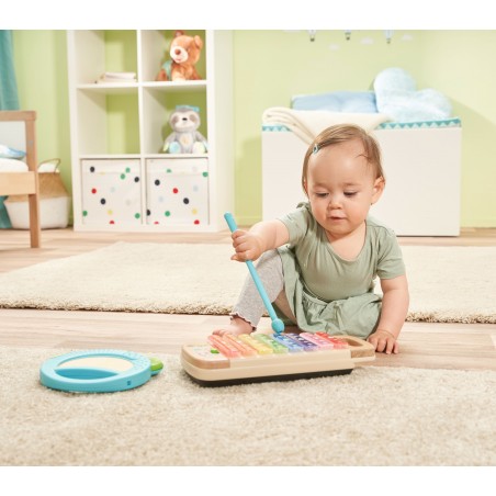 Vtech Baby - Interaktives Holz-Xylofon mit Tamburin Vtech Baby - Interaktives Holz-Xylofon mit Tamburin