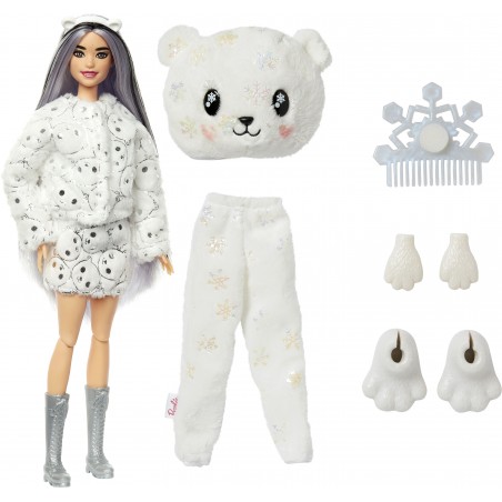 Mattel - Barbie Cutie Reveal Winter Sparkle Series  - Polar Bear