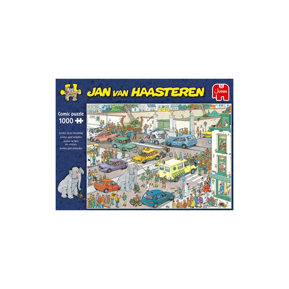 Jumbo Spiele - Jan van Haasteren - Jumbo geht einkaufen, 1000 Teile