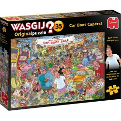 Jumbo Spiele - Wasgij Original 35 -  Flohmarkt-Chaos!, 1000 Teile