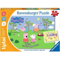 Ravensburger - tiptoi Puzzle für kleine Entdecker: Peppa Pig, 24 Teile