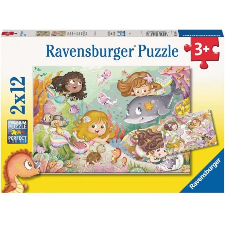 Ravensburger - Kleine Feen und Meerjungfrauen, 12 Teile Ravensburger - Kleine Feen und Meerjungfrauen, 12 Teile