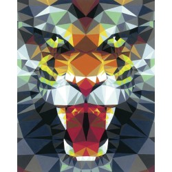 Ravensburger - Malen nach Zahlen - Polygon Tiger