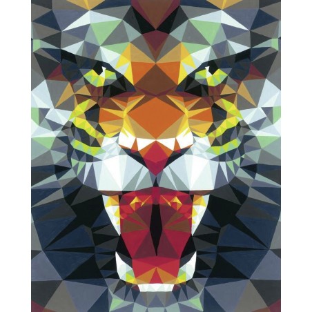 Ravensburger - Malen nach Zahlen - Polygon Tiger