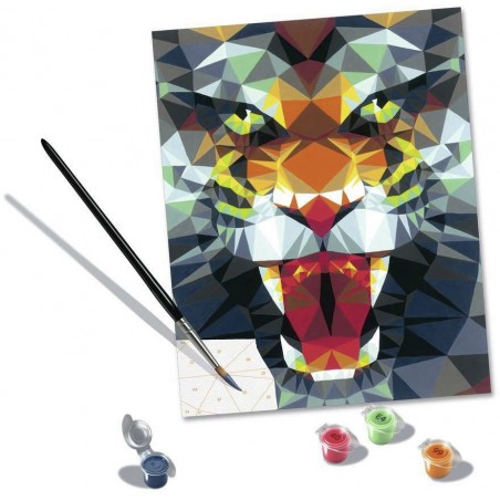 Ravensburger - Malen nach Zahlen - Polygon Tiger