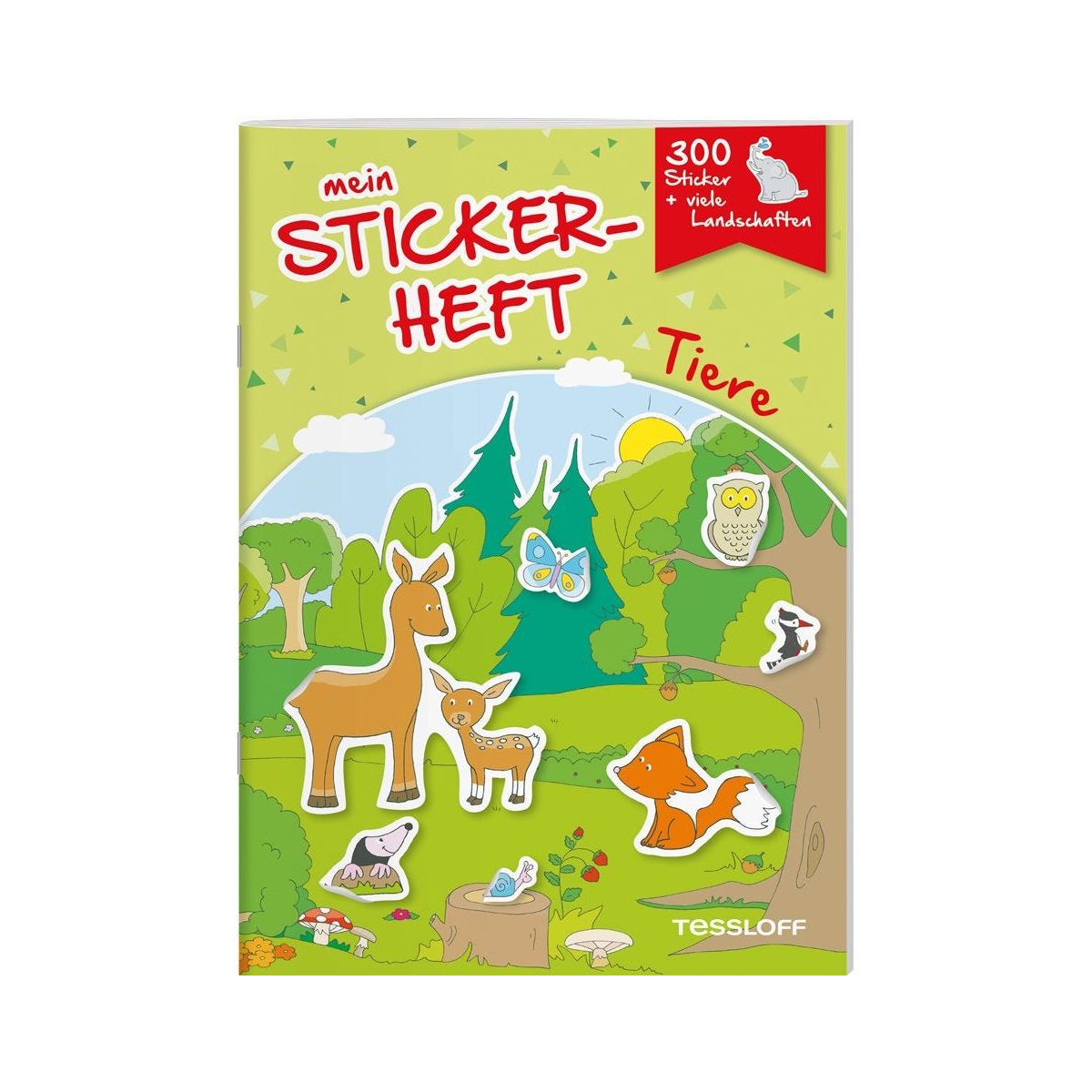 Mein Stickerheft. Tiere