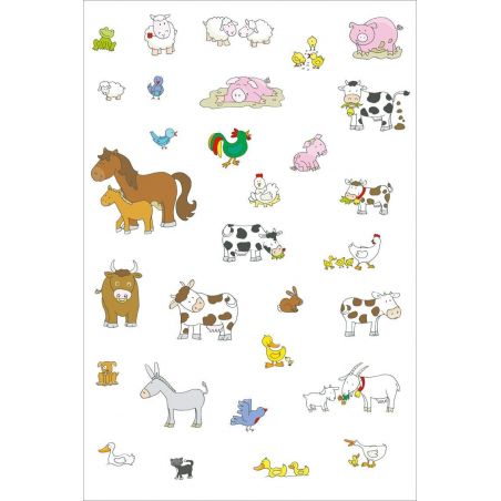 Mein Stickerheft. Tiere