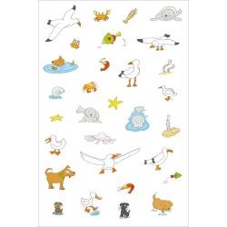 Mein Stickerheft. Tiere
