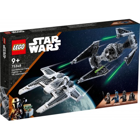 LEGO Star Wars 75348 - Mandalorianischer Fang Fighter vs. TIE Interceptor
