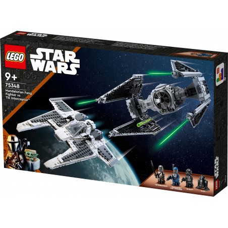 LEGO Star Wars 75348 - Mandalorianischer Fang Fighter vs. TIE Interceptor
