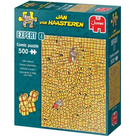 Jumbo Spiele - Jan van Haasteren Expert - Geschenke in Hülle und Fülle, 500 Teile