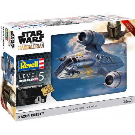 Revell - The Mandalorian: Razor Crest Platinum Edition