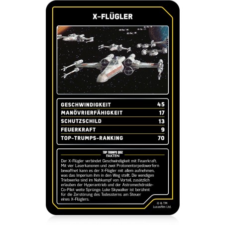 Winning Moves - Top Trumps Collectables - Star Wars Raumschiffe Winning Moves - Top Trumps Collectables - Star Wars Raumschiffe
