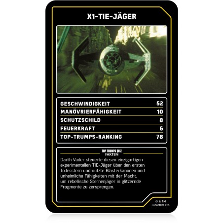 Winning Moves - Top Trumps Collectables - Star Wars Raumschiffe Winning Moves - Top Trumps Collectables - Star Wars Raumschiffe