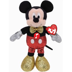 Ty - Disney - Mickey Mouse Sparke 15 cm sitzend mit Lachen