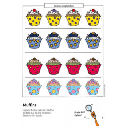 Kindergartenblock - Kombinieren, rätseln, Fehler finden ab