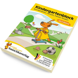 Kindergartenblock - Kombinieren, rätseln, Fehler finden ab